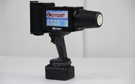 صندوق خشبي محمول طابعة حبر حبر كبيرة Max 50mm Text Number Printing